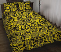 Hawaii Quilt Bed Set Polynesia Kakau Turtle AH - Polynesian Pride