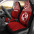 Tonga Custom Personalised Car Seat Covers - Tonga Coat Of Arms Polynesian Tattoo Red Universal Fit Red - Polynesian Pride