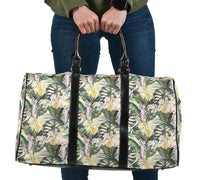 Tropical Jungle Parrots And Flamingos Hawaii Travel Bag Travel Bag One size Black - Polynesian Pride