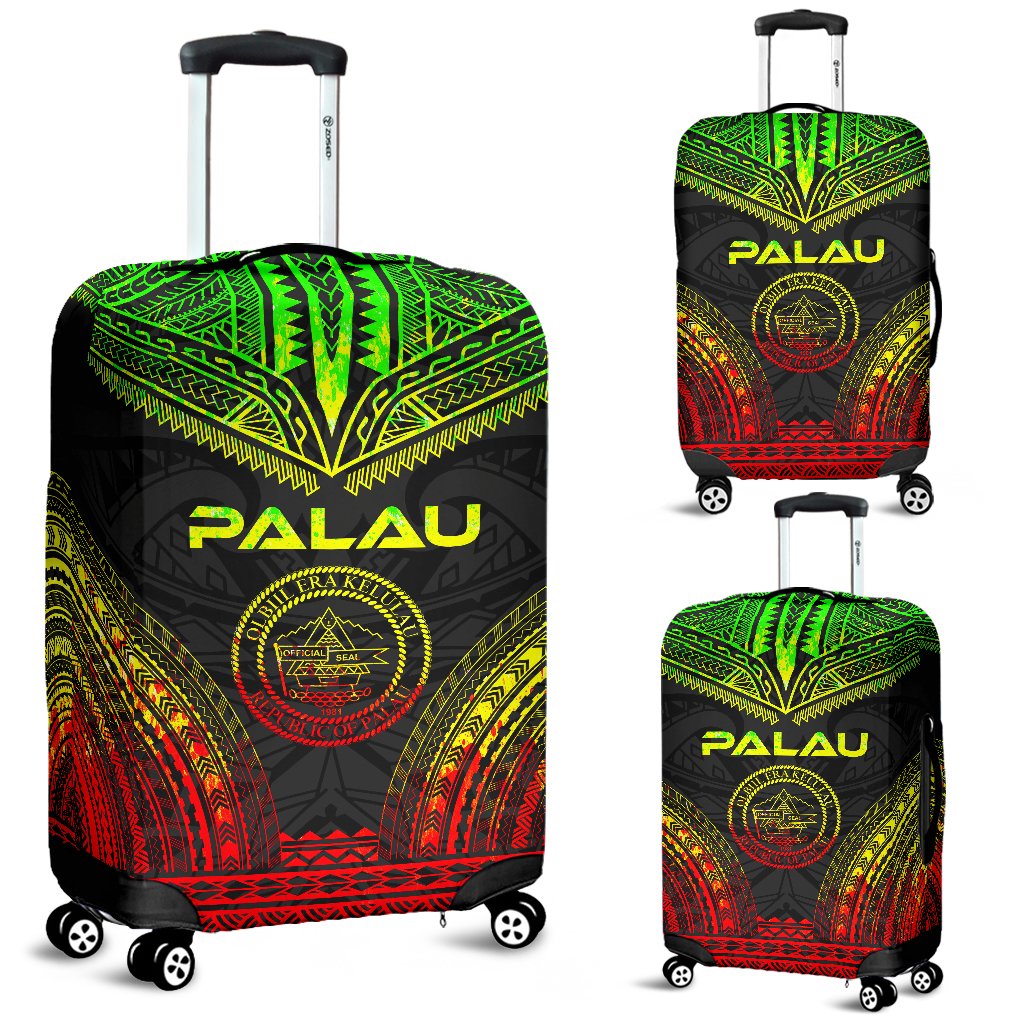 Palau Polynesian Chief Luggage Cover - Reggae Version Reggae - Polynesian Pride
