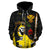 Hawaiian King Guardian Zip up Hoodie - Polynesian Pride