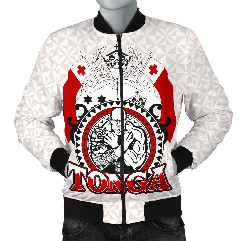 Tonga Polynesian Men Bomber Jacket - Tonga Power - Polynesian Pride