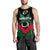 Vanuatu Rugby Men Tank Top Flag Style Black - Polynesian Pride