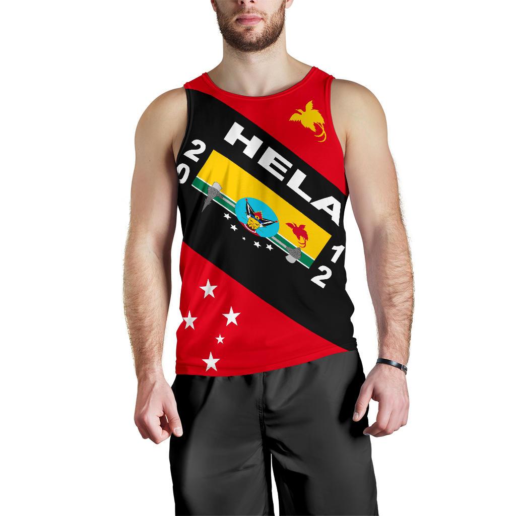 Papua New Guinea Men's Tank Top - Hela Province - Polynesian Pride