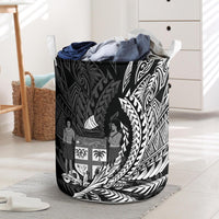 Fiji Laundry Basket - Wings Style Laundry Basket - Fiji One Size Black - Polynesian Pride