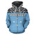 Pohnpei All Over Zip up Hoodie Polynesian Hoodie Style - Polynesian Pride