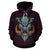 Polynesian Kamapuaa Flag of Hawaii Hoodie Pink Hawaiian Mythology Style - Polynesian Pride