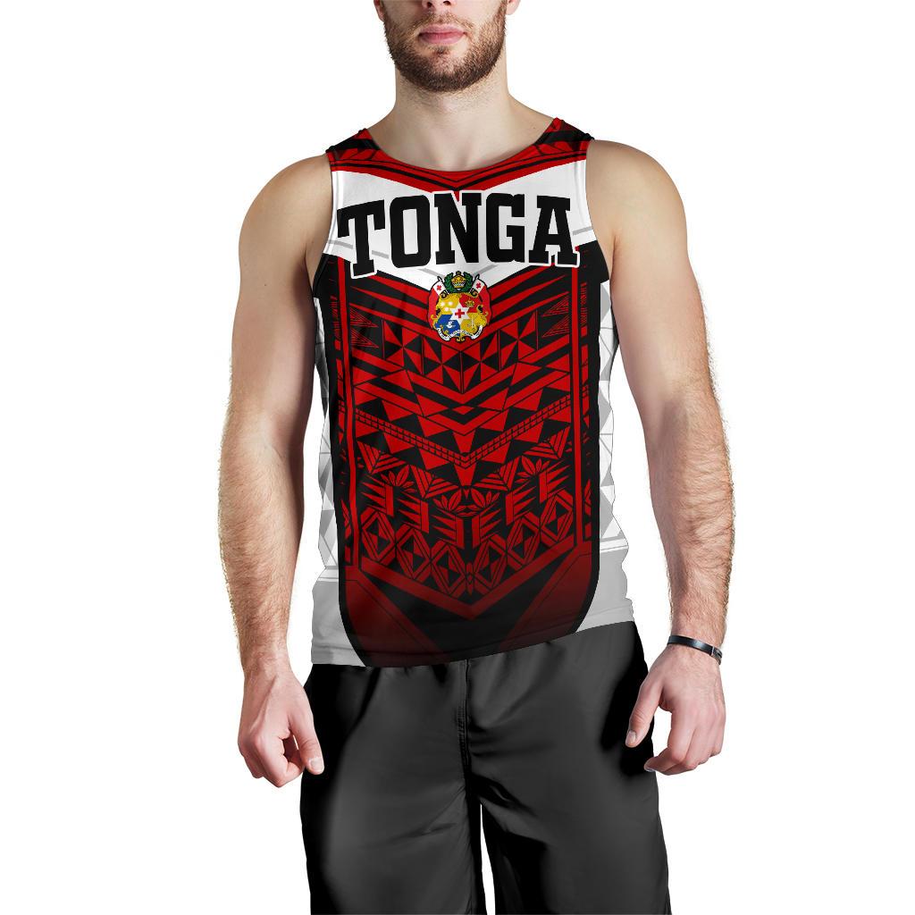 Tonga Polynesian Men's Tank Top - Tongan Pattern - Polynesian Pride