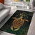 Turtle Hibiscus Golden Galaxy Area Rug AH Gold - Polynesian Pride