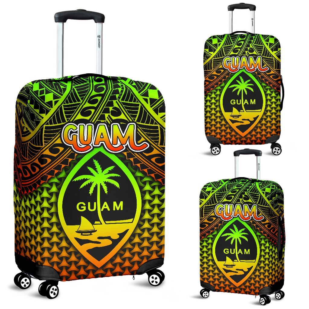 Polynesian Guam Luggage Covers - Reggae Vintage Polynesian Patterns - Polynesian Pride