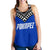Pohnpei Flag Women's Racerback Tank Micronesian Pattern - Polynesian Pride