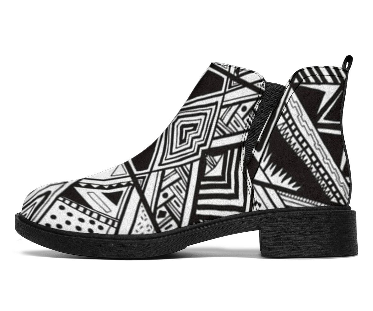 Polynesian Fashion Boots 18 Women Black - Polynesian Pride
