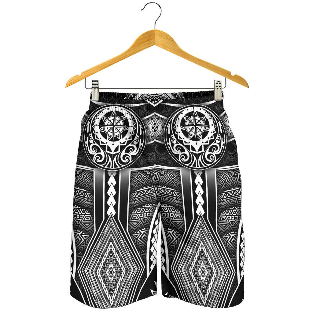 Polynesian Men's Shorts - Patterns Poly Unique - Polynesian Pride