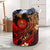 Tahiti Polynesian Laundry Basket - Plumeria Flowers And Waves - Polynesian Pride