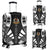 Vanuatu Luggage Cover - Polynesian Tattoo Black Black - Polynesian Pride