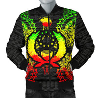 Pohnpei Polynesian Men's Bomber Jacket Map Reggae Reggae - Polynesian Pride