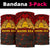 Protect Mauna Kea Hawaiian Bandana 3 - Pack - Eruption Style - Polynesian Pride