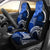 Samoa Custom Personalised Car Seat Covers - Samoa Seal Wave Style (Blue) Universal Fit Blue - Polynesian Pride