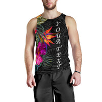 Polynesian Custom Personalised Men's Tank Top - Hibiscus Pattern - Polynesian Pride