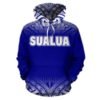 Salua All Over Hoodie Navy Color - Polynesian Pride