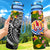 French Polynesia Custom Personalised Hydro Tracking Bottle - Seal Spiral Polynesian Patterns Hydro Tracking Bottle - French Polynesia 32oz Large - Polynesian Pride