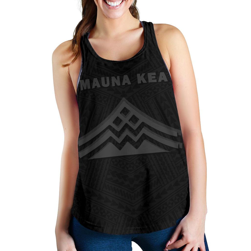 Hawaii Mauna Kea Polynesian Women's Racerback Tank Grey - Polynesian Pride