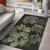 Hawaiian Map Hibiscus Flowers Vintage Polynesian Rug AH Rug Beige - Polynesian Pride