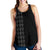 Hawaii Kakau Polynesian Coat Of Arms Women's Racerback Tank - Grey - Polynesian Pride