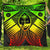 Guam Polynesian Premium Quilt - Guam Reggae Seal with Polynesian Tattoo - Polynesian Pride