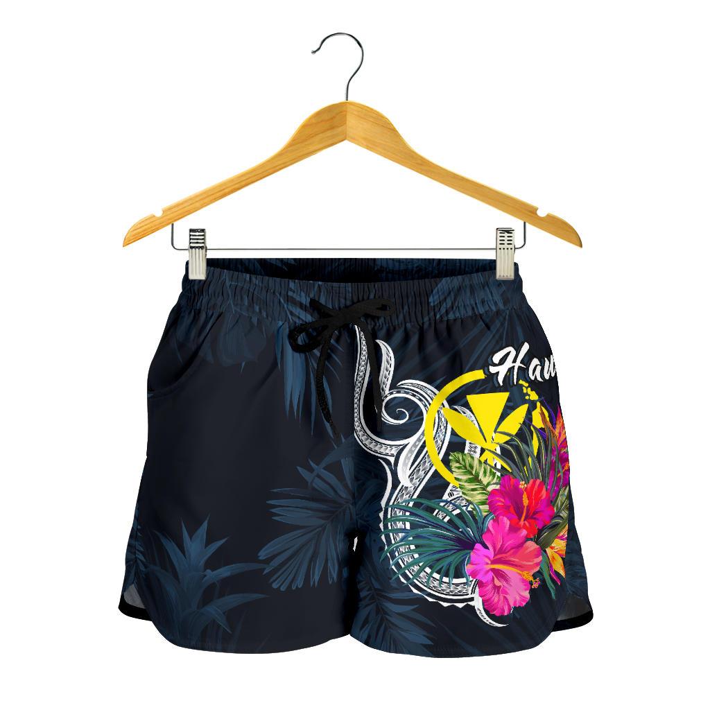 Hawaii Polynesian Women's Shorts - Tropical Flower - Polynesian Pride