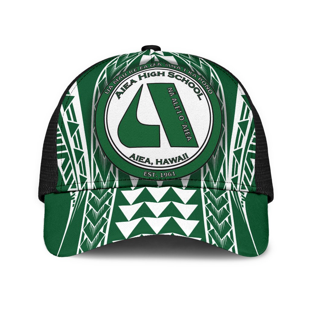 Hawaii - Aiea Mesh Back Cap - AH Mesh Back Cap Universal Fit Green - Polynesian Pride