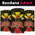 Warrior Kanaka Map Polynesian Bandana 3-Pack - Yellow - AH - Polynesian Pride