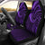 New Zealand Maori Mangopare Car Seat Covers Polynesian - Purple Universal Fit Purple - Polynesian Pride
