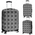 Polynesian Luggage Cover 14 Black-White - Polynesian Pride