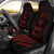 Guam Polynesian Car Seat Covers - Red Tribal Wave Universal Fit Red - Polynesian Pride