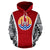 Tahitian Hoodie Tahiti Coat of Arms Polynesian Tattoo - Polynesian Pride