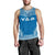 Yap Men's Tank Top - Polynesian Chief Flag Version Blue - Polynesian Pride