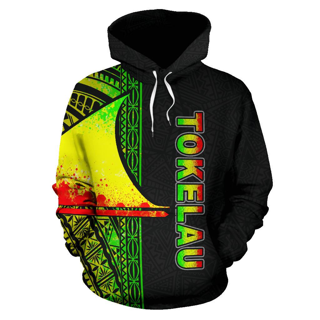 Tokelau Polynesian ll Over Hoodie Reggae Line - Polynesian Pride