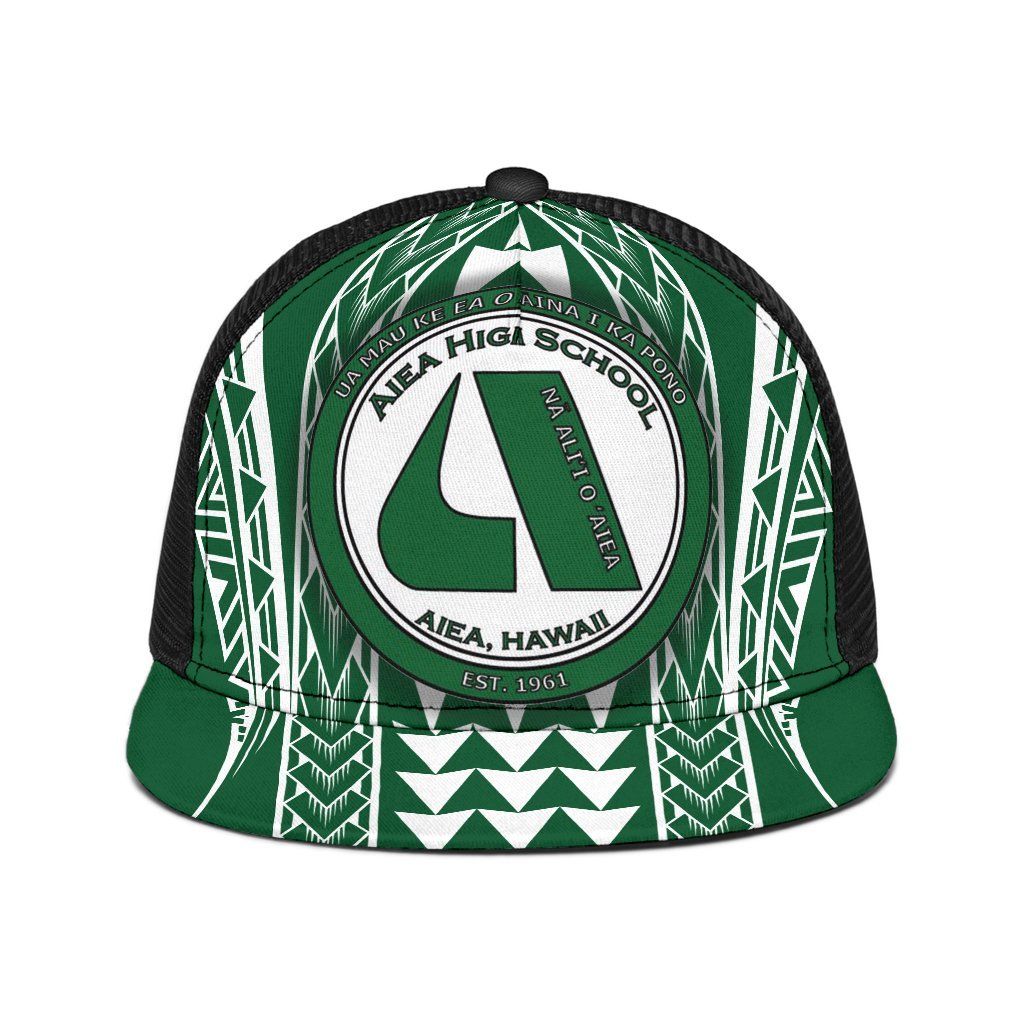Hawaii - Aiea High Trucker Hat - AH Trucker Hat Universal Fit Green - Polynesian Pride
