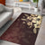 Hibiscus Golden Royal Area Rug AH Gold - Polynesian Pride