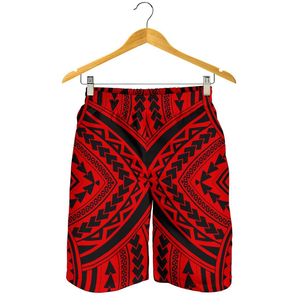 Polynesian Tradition Red Men's Short - Polynesian Pride