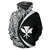 Kanaka Hawaii Map White Polynesian Hoodie Circle Style - Polynesian Pride