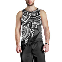 Wallis and Futuna Polynesian Men's Tank Top - White Turtle - Polynesian Pride