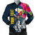 The Philippines Personalised Men's Bomber Jacket - Summer Vibes Blue - Polynesian Pride