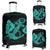Anchor Turquoise Poly Tribal Luggage Covers Turquoise - Polynesian Pride