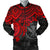 Polynesian Hawaii Bomber Jacket (Men) - Red Turtle Red - Polynesian Pride