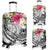Tahiti Polynesian Luggage Covers - Summer Plumeria (White) - Polynesian Pride