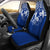 Tonga Pride Car Seat Covers - Tongan Coat Of Arms (Bright Blue) Universal Fit BLUE - Polynesian Pride