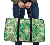 Polynesian Plumeria Mix Green Hawaii Travel Bag Travel Bag One size Green - Polynesian Pride