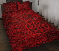 Hawaii Quilt Bed Set Polynesia Hawaiian Style Tribal Tattoo AH - Polynesian Pride